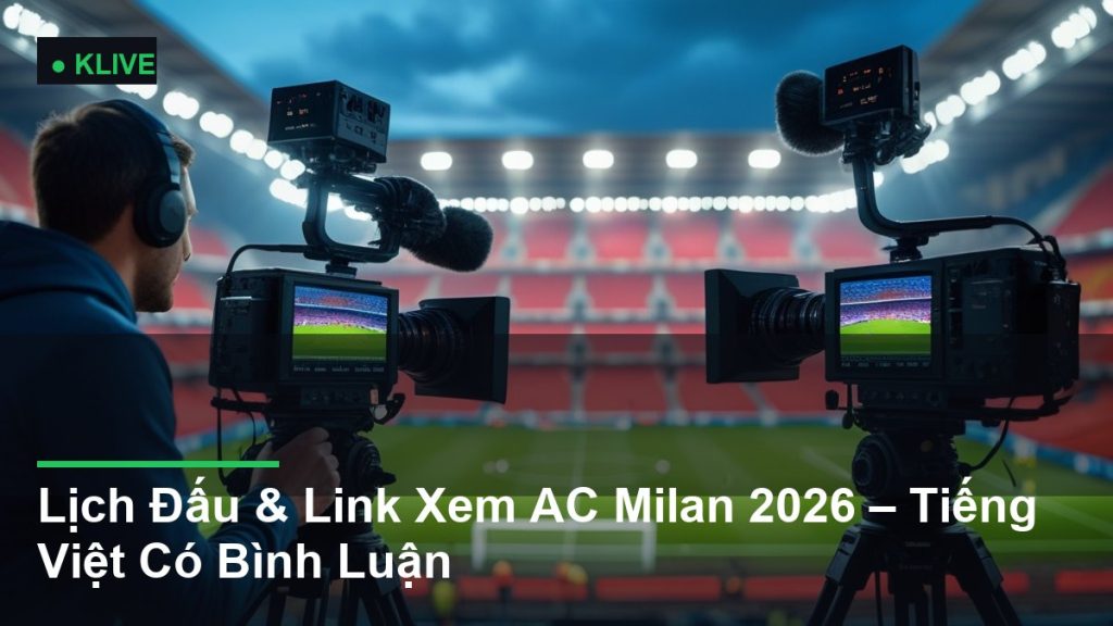 Lịch Đấu & Link Xem AC Milan 2026 – Tiếng Việt Có Bình Luận