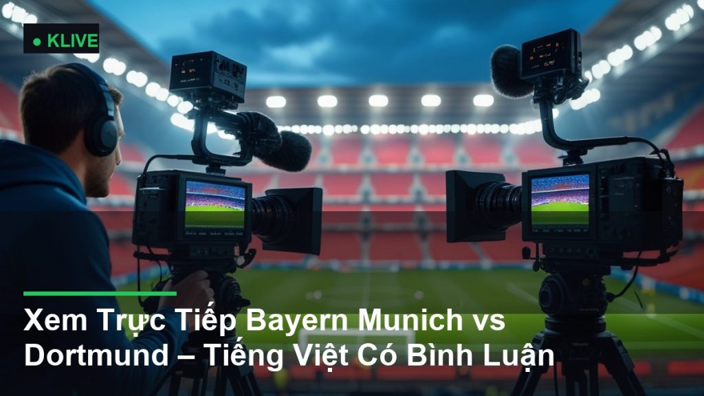 Xem Trực Tiếp Bayern Munich vs Dortmund – Tiếng Việt Có Bình Luận